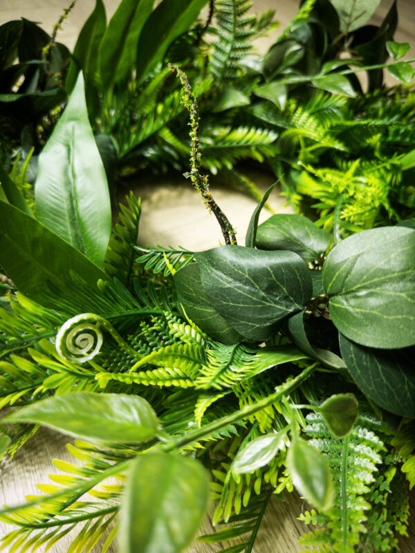 Forest Fern Candle Wreath Ring - Image 2