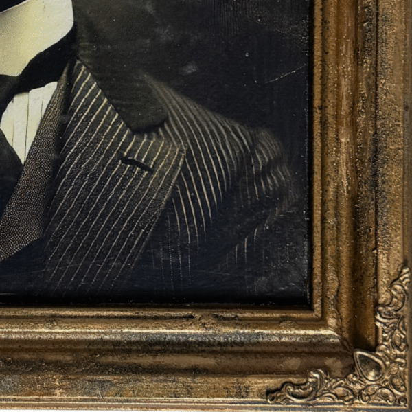 Vintage Framed Gentlemen - High detailed realistic textured print