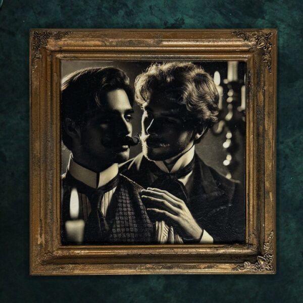 Vintage Framed Forbidden Lovers